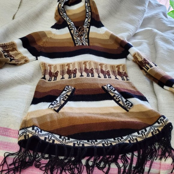 Real hand made poncho - Picture 1 of 1